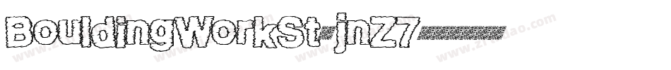 BouldingWorkSt-jnZ7字体转换