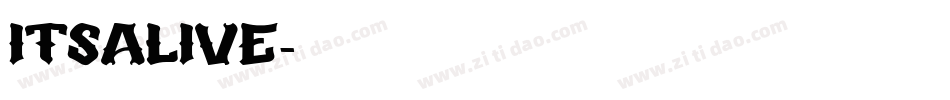 itsalive字体转换