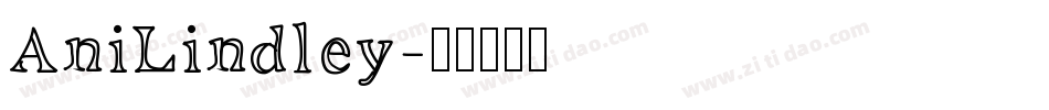 AniLindley字体转换