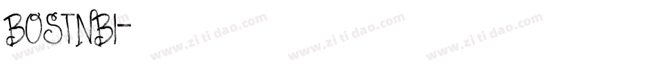 BOSTNBI字体转换