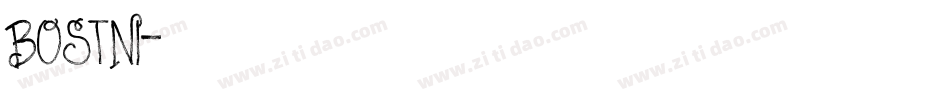 BOSTNI字体转换