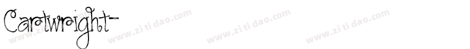 Cartwright字体转换