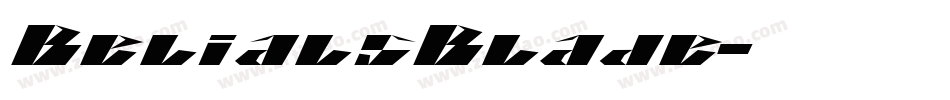BelialsBlade字体转换