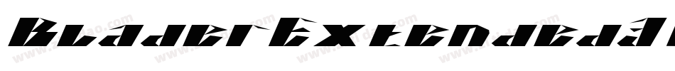 BladerExtended3D字体转换