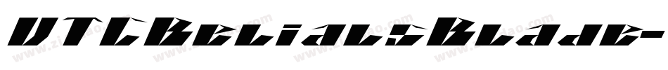 VTCBelialsBlade字体转换