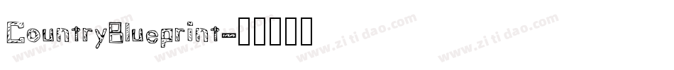 CountryBlueprint字体转换