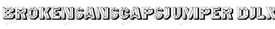 Brokensanscapsjumper-DJLx字体转换