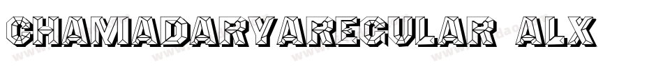 ChamadaryaRegular-4ALx字体转换