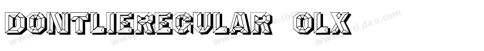 DontlieRegular-51OLx字体转换