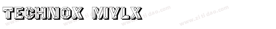 Technox1-mYLx字体转换