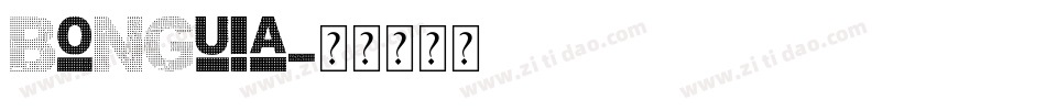 BonGuia字体转换