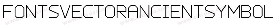 FontsVectorAncientSymbol字体转换