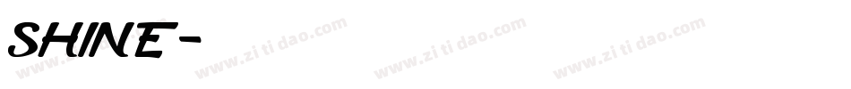 SHINE字体转换