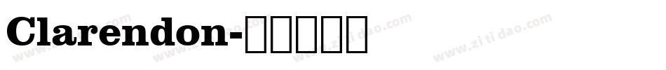 Clarendon字体转换