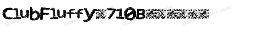 ClubFluffy-710B字体转换