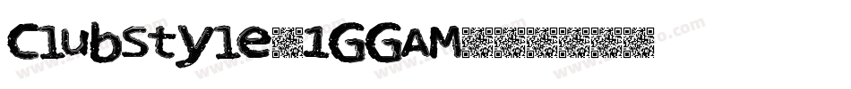 ClubStyle-1GGAM字体转换