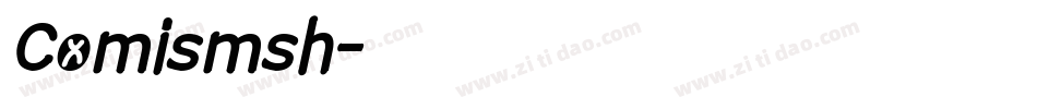 Comismsh字体转换