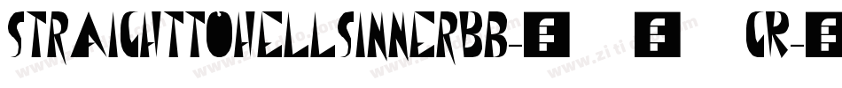 StraighttohellSinnerBb-04gR字体转换