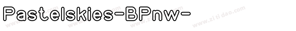 Pastelskies-BPnw字体转换
