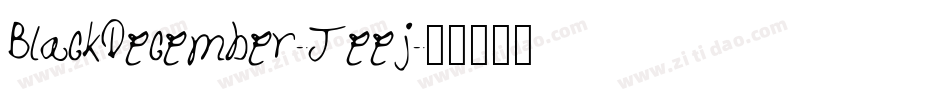 BlackDecember-Jeej字体转换