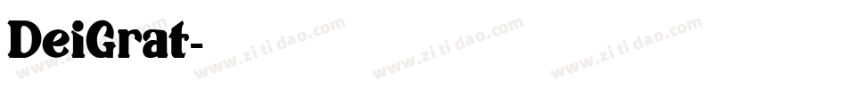 DeiGrat字体转换
