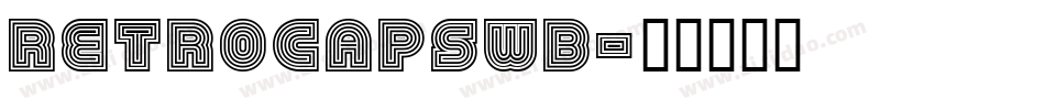 RetroCapsWB字体转换