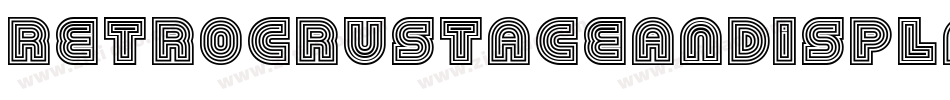 RetroCrustaceanDisplay-xpmR字体转换