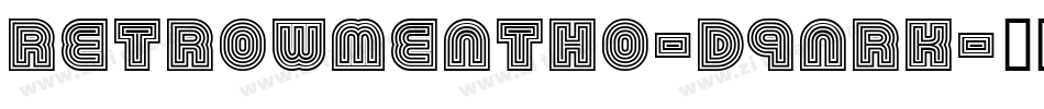 RetrowMentho-d9nrK字体转换