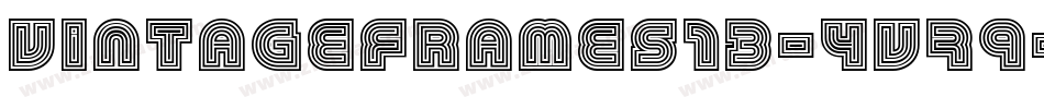 VintageFrames13-4v79字体转换