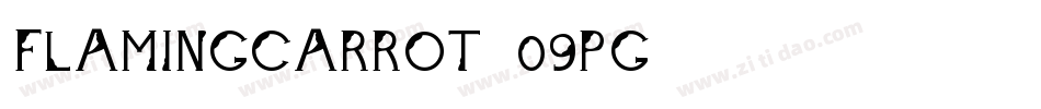 FlamingCarrot-09pG字体转换