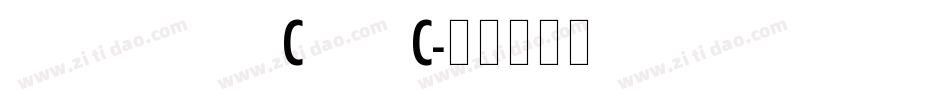 FuturaFuturisXCameoC字体转换