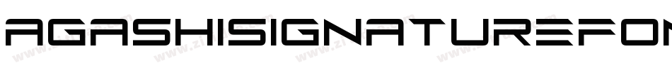 AgashiSignatureFont-5114z字体转换
