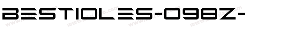 Bestioles-098z字体转换