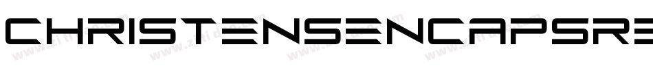 ChristensencapsRegular-515Z字体转换