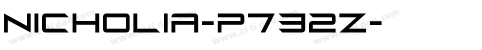 Nicholia-p732Z字体转换