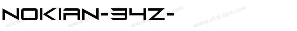 Nokian-34z字体转换