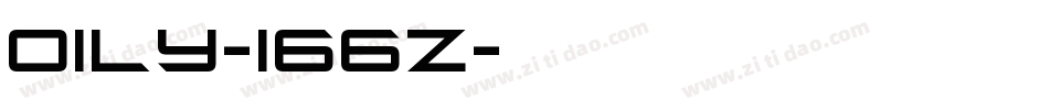 Oily-166Z字体转换