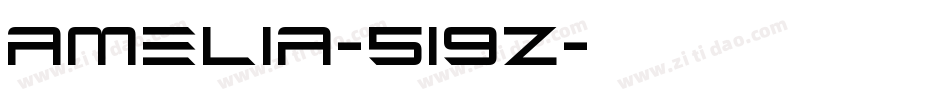 Amelia-519z字体转换