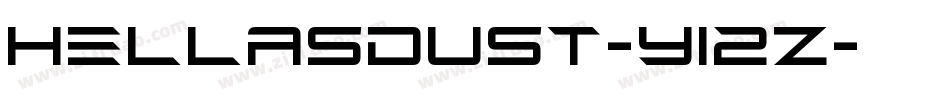 Hellasdust-y12Z字体转换