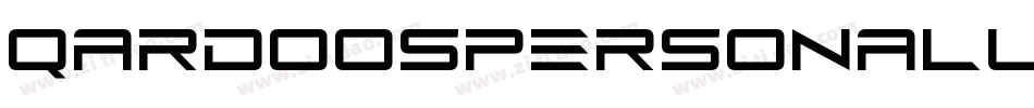 QardoospersonaluseRegular-d994Z字体转换