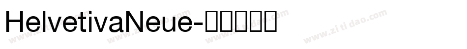 HelvetivaNeue字体转换