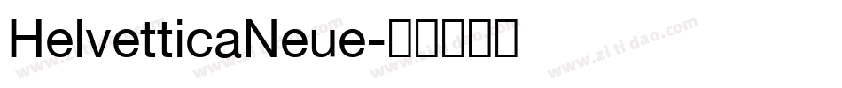 HelvetticaNeue字体转换