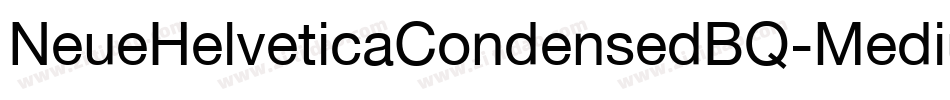 NeueHelveticaCondensedBQ-Medium字体转换