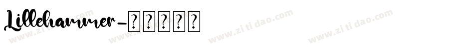 Lillehammer字体转换