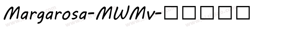 Margarosa-MWMv字体转换