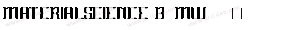 MaterialScience-B6Mw字体转换