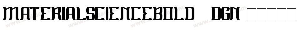MaterialScienceBold-8DGn字体转换