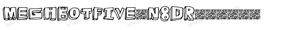 MegabotFive-n8DR字体转换