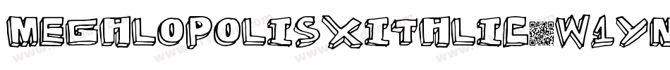 MegalopolisXItalic-W1yn字体转换