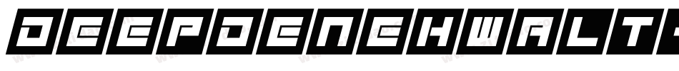 DeepdeneHWAlt-Italic字体转换
